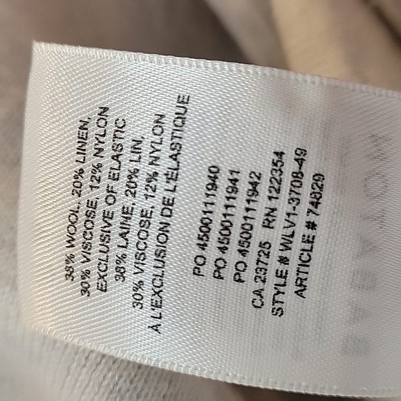 BABATON Aritzia Renzo wool linen wrap side tie cardigan sweater - Picture 5 of 6